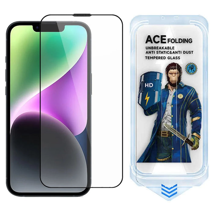ESHMILY For iPhone 14 Plus / 13 Pro Max Screen Protector 2.5D High Aluminium-Silicon Glass Clear Film with Easy Installation Tool - 1
