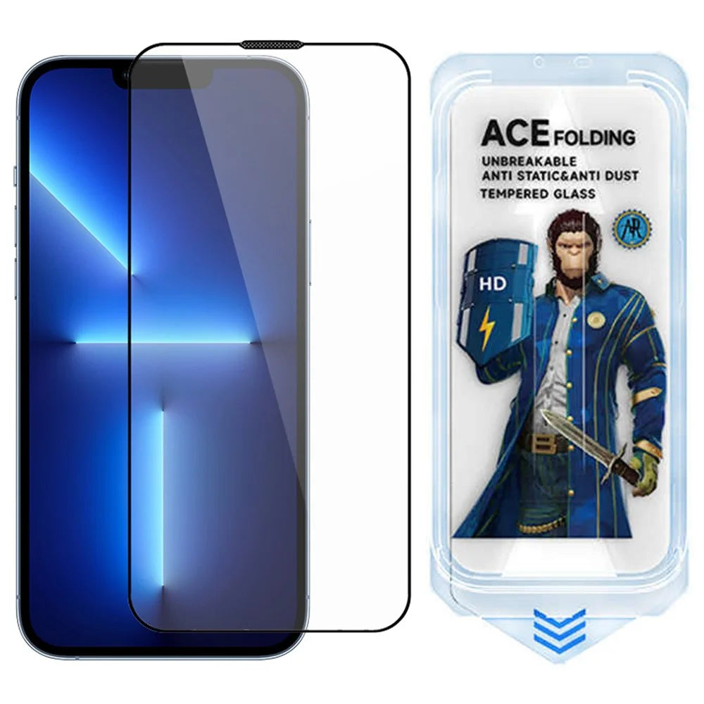ESHMILY 2.5D Screen Protector for iPhone 14 / 13 / 13 Pro , High Aluminium-Silicon Glass Clear Film with Easy Installation Tool - 1