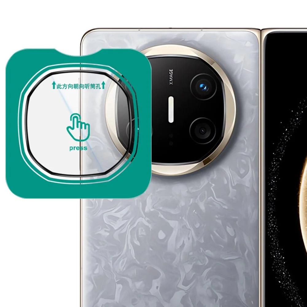 IMAK For Huawei Mate X6 Camera Lens Protector Tempered Glass Lens Film with Self Positioning Frame - 1