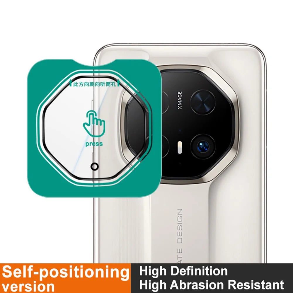 IMAK For Huawei Mate 70 RS Ultimate Camera Lens Protector Tempered Glass Lens Film with Self Positioning Frame - 3
