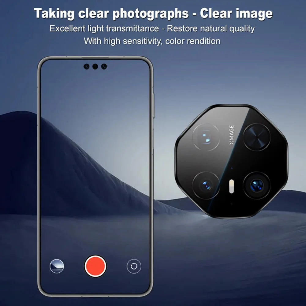 IMAK For Huawei Mate 70 RS Ultimate Camera Lens Protector Tempered Glass Lens Film with Self Positioning Frame - 4