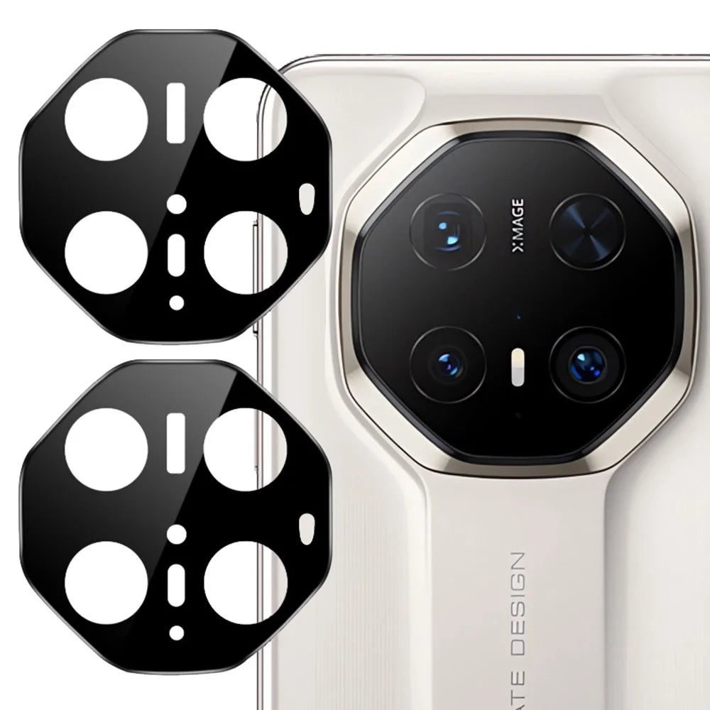 2Pcs For Huawei Mate 70 RS Ultimate Camera Lens Protector Silk Printing Tempered Glass Rear Lens Film - 1