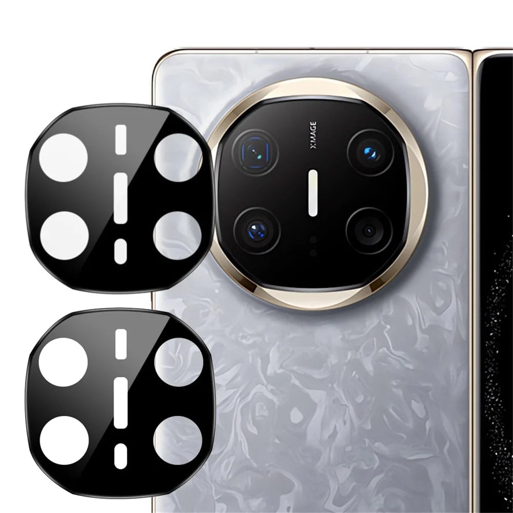 2Pcs For Huawei Mate X6 Camera Lens Protector Silk Printing Tempered Glass Rear Lens Film - 1