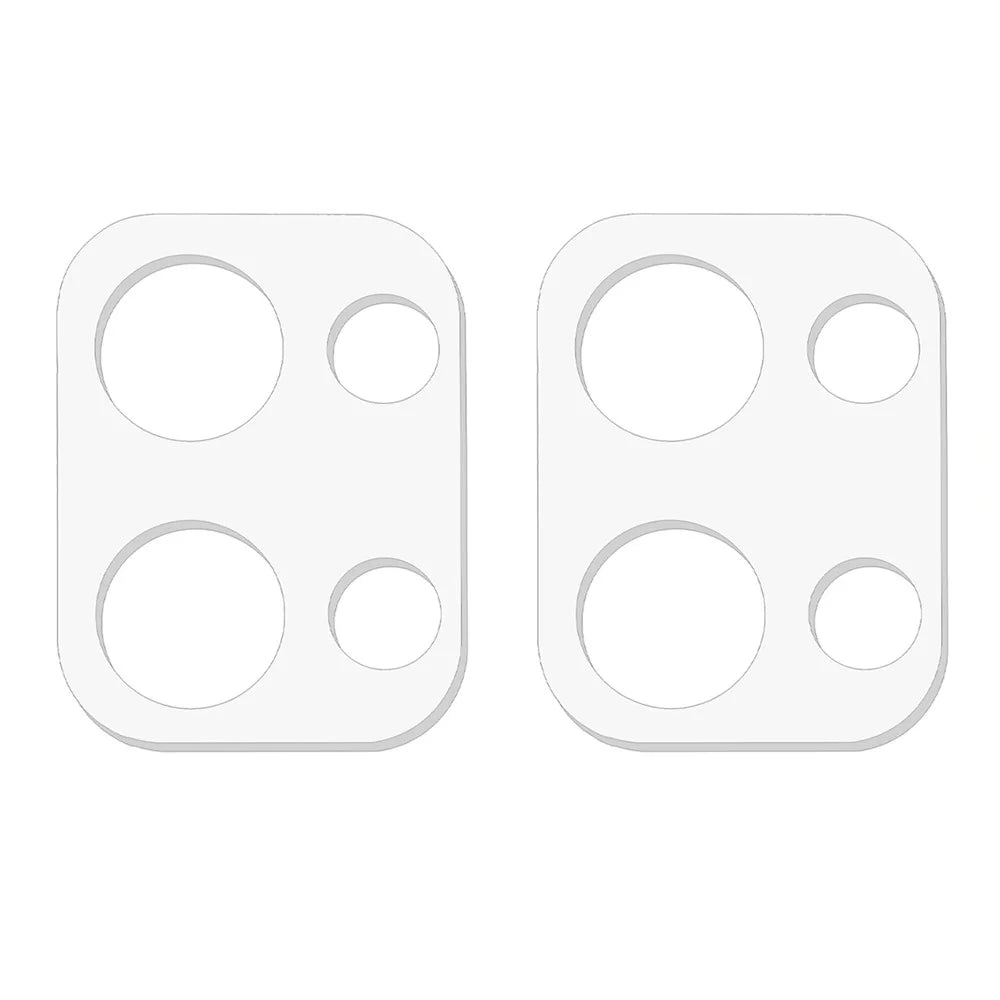 2Pcs For Oppo Reno13 5G (Global) Camera Lens Protector 3D Arc Edge Anti-Scratch Tempered Glass Lens Film - 2