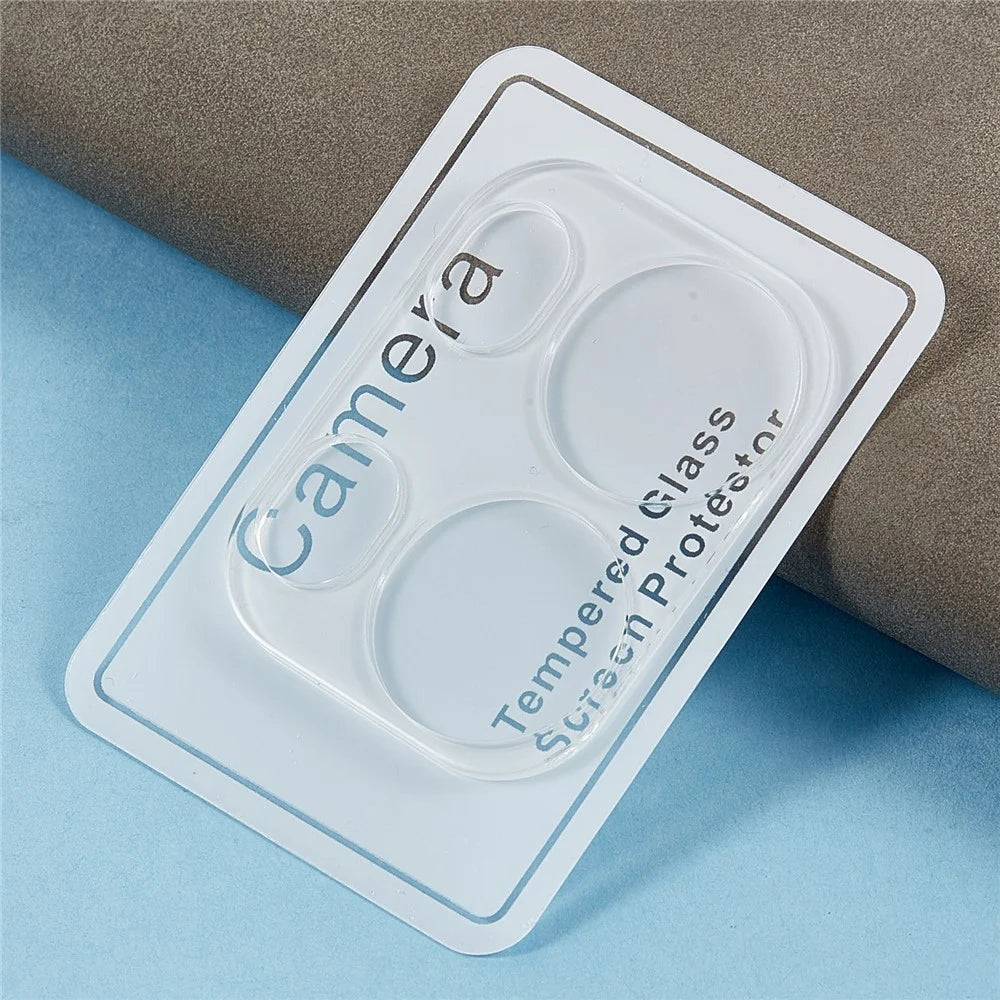 2Pcs For Oppo Reno13 Pro 5G Camera Lens Protector 3D Arc Edge Anti-Scratch Tempered Glass Lens Film - 3