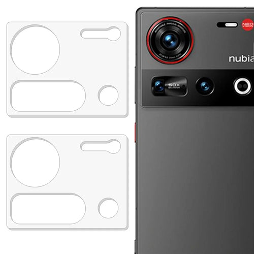 2Pcs For ZTE nubia Z70 Ultra 5G / nubia Z70S Ultra 5G Camera Lens Protector 3D Arc Edge Anti-Scratch Tempered Glass Lens Film - 1