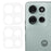 2Pcs For Motorola Moto G75 5G Camera Lens Protector 3D Arc Edge Anti-Scratch Tempered Glass Lens Film - 1