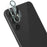 IMAK For Samsung Galaxy S23 FE Tempered Glass Camera Lens Protector + Acrylic Lens Cap (Black Circle Design) - 1