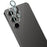 IMAK For Samsung Galaxy S24 FE Tempered Glass Camera Lens Protector + Acrylic Lens Cap (Black Circle Design) - 1