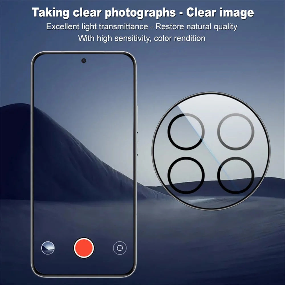 IMAK For Honor Magic7 5G Camera Lens Protector Tempered Glass Lens Film (Black Version) - 4