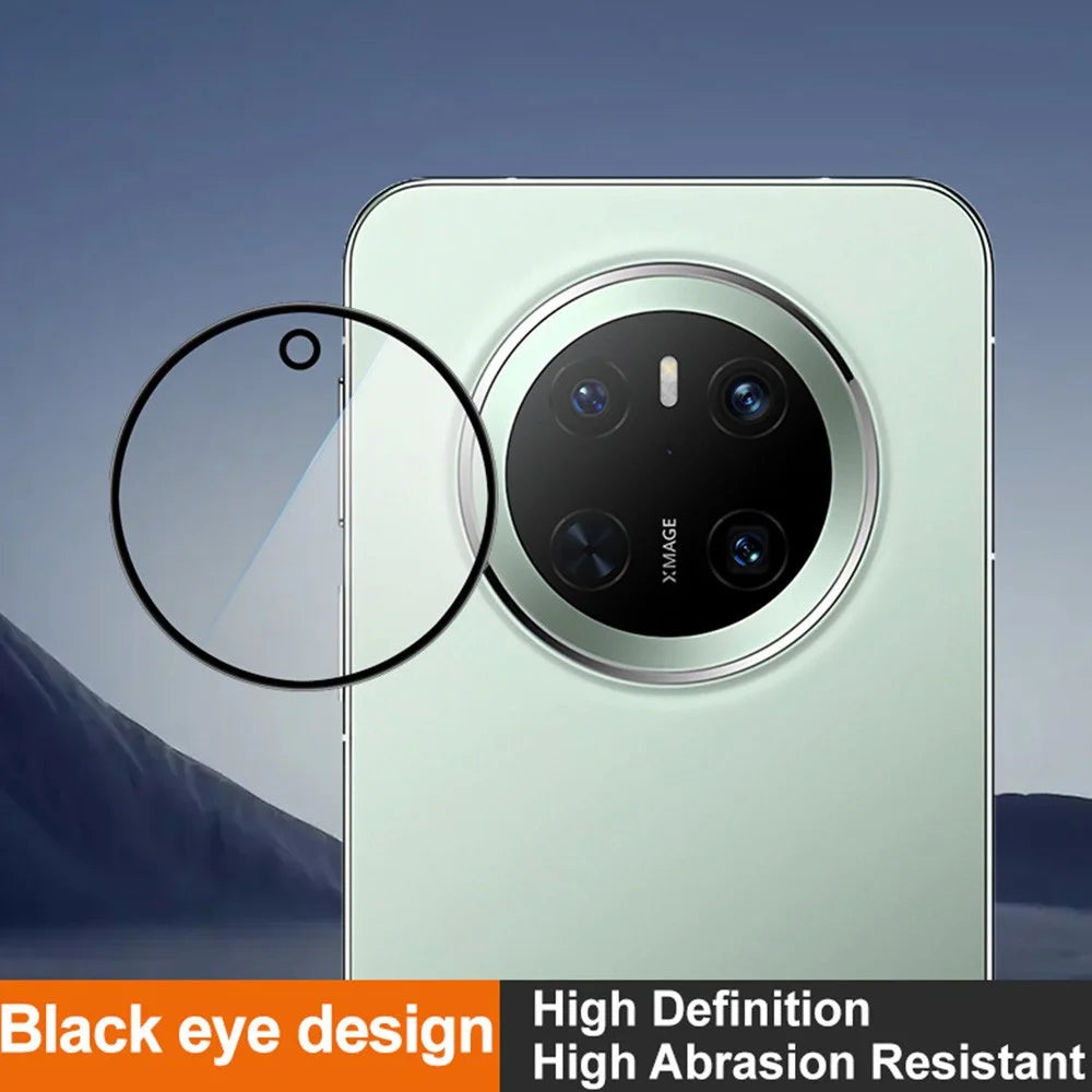 IMAK For Huawei Mate 70 Camera Lens Protector Tempered Glass Lens Film (Black Version) - 3
