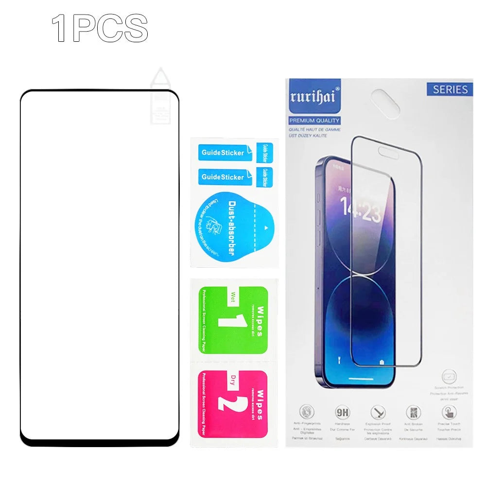 RURIHAI For Realme 14x 5G Screen Protector Secondary Hardening High Aluminium-Silicon Glass Film - 7
