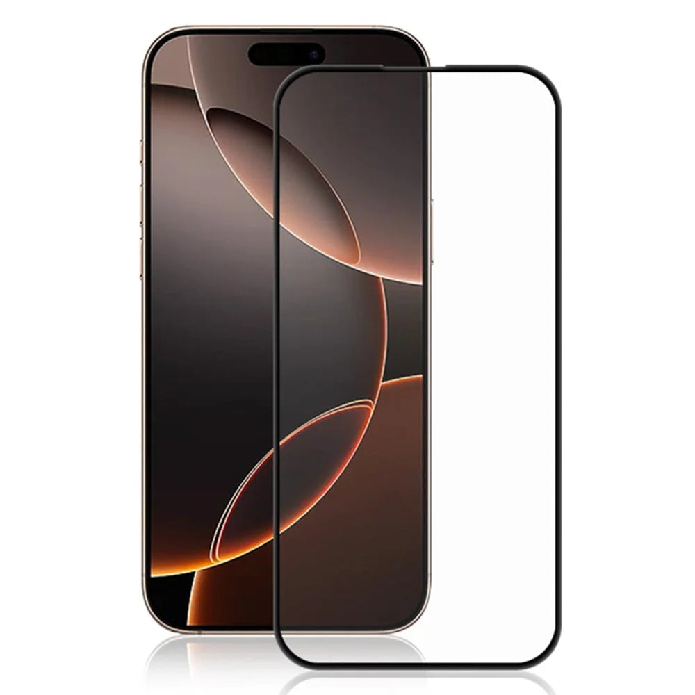 MOCOLO For iPhone 16 Pro Screen Protector 3D Curved Tempered Glass HD Clear Full Glue Film - 1