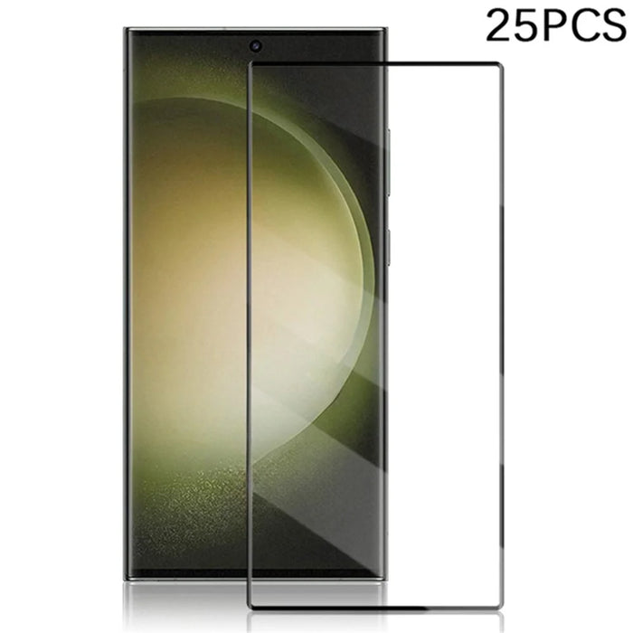 MOCOLO 25Pcs For Samsung Galaxy S23 Ultra Screen Protector 3D Curved Tempered Glass Film - 1