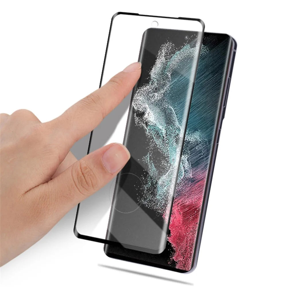 MOCOLO 25Pcs For Samsung Galaxy S22 Ultra 5G Screen Protector 3D Curved Tempered Glass Film - 2