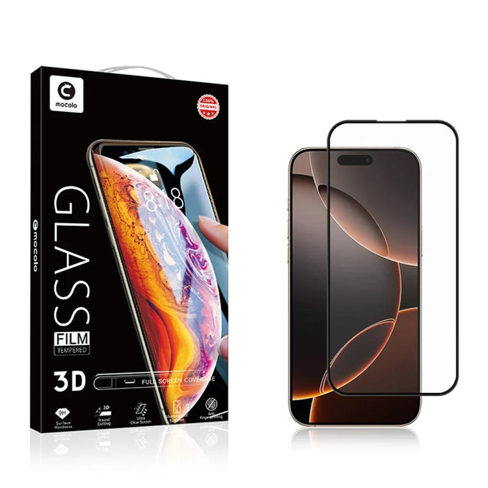 MOCOLO 25Pcs For iPhone 16 Pro Screen Protector 3D Curved Tempered Glass Full Glue Film - 6