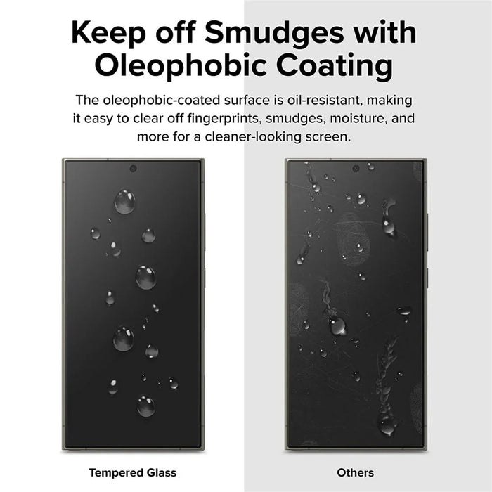 2 Sets For Samsung Galaxy S25 / S24 Tempered Glass HD Clear Screen Protector with Automatic Dust Removal Tool - 2