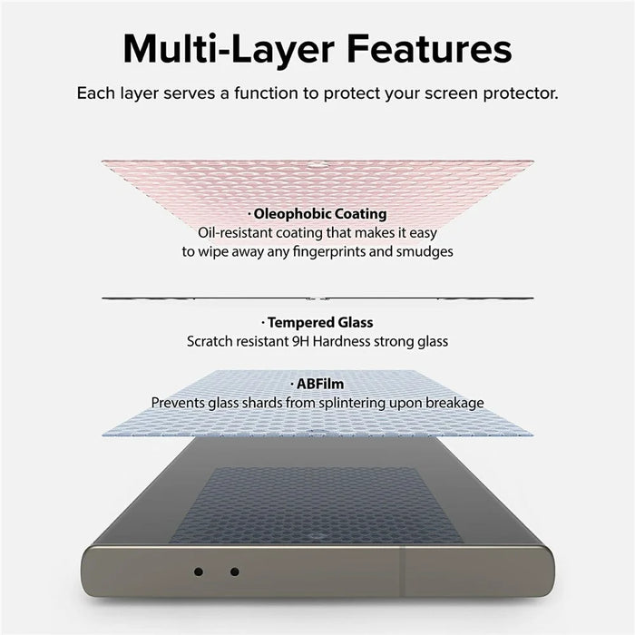 2 Sets For Samsung Galaxy S25 / S24 Tempered Glass HD Clear Screen Protector with Automatic Dust Removal Tool - 4