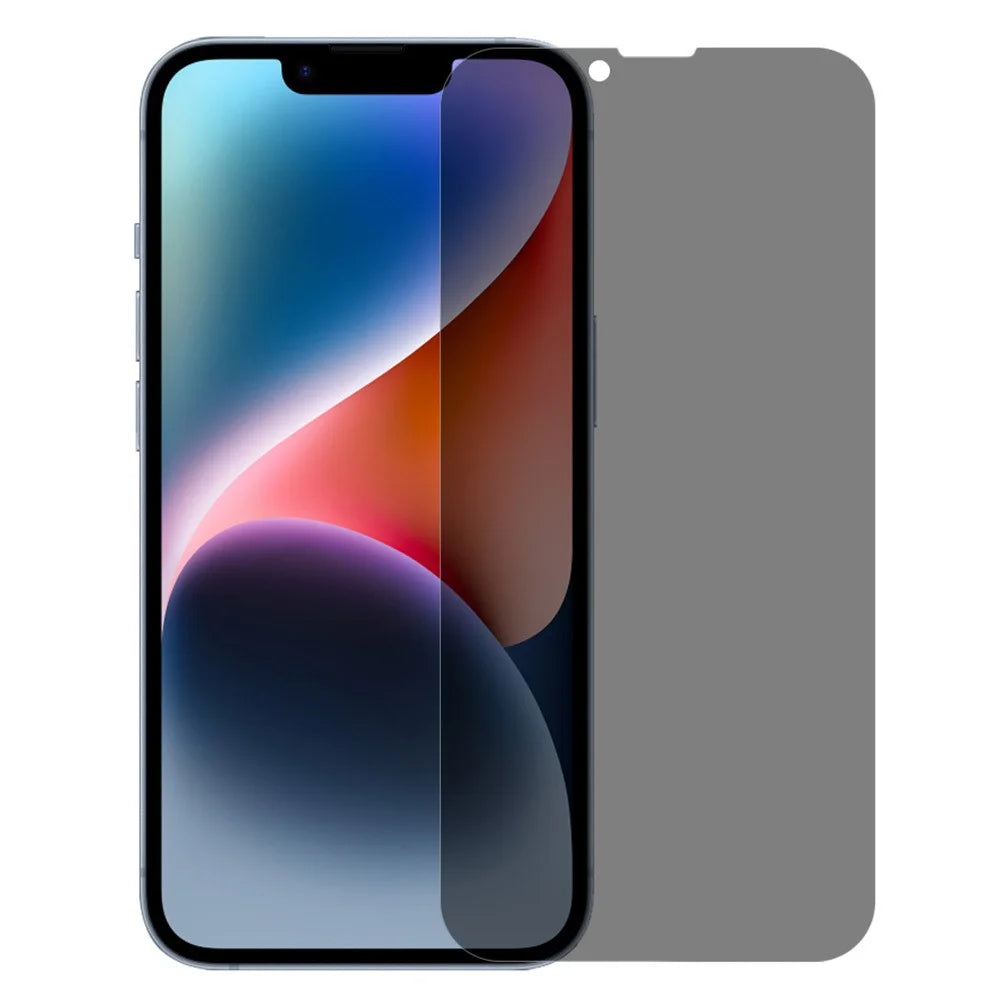 NORTHJO A+ 0.3mm Anti-spy Screen Protector for iPhone 14 Anti-explosion 28 Degree 2.5D Anti-fingerprint Tempered Glass Film - 1