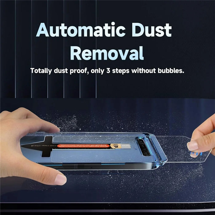 2 Sets For Samsung Galaxy S25 Ultra Anti Spy Tempered Glass Screen Protector with Automatic Dust Removal Tool - 5