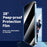 For iPhone 16 Pro Max Anti Spy Tempered Glass Screen Protector with Automatic Dust Removal Tool - 2