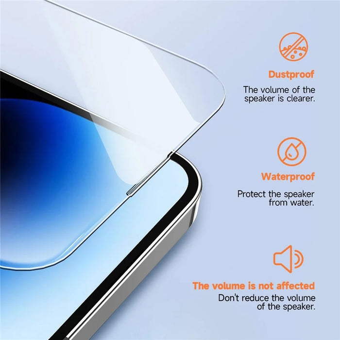 For iPhone 13 Pro / 13 Tempered Glass HD Clear Screen Protector with Automatic Dust Removal Tool - 3