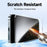 For iPhone 15 Tempered Glass HD Clear Screen Protector with Automatic Dust Removal Tool - 4