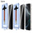 2 Sets For iPhone 16 Pro Max Anti Spy Tempered Glass Screen Protector with Automatic Dust Removal Tool - 1