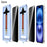 2 Sets For iPhone 16 Plus / 15 Plus Anti Spy Tempered Glass Screen Protector with Automatic Dust Removal Tool - 1
