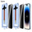 2 Sets For iPhone 14 Pro Anti Spy Tempered Glass Screen Protector with Automatic Dust Removal Tool - 1