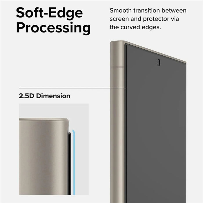 For Samsung Galaxy S24 Ultra Tempered Glass HD Clear Screen Protector with Automatic Dust Removal Tool - 6