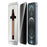 For iPhone 12 Pro Max Anti Spy Tempered Glass Screen Protector with Automatic Dust Removal Tool - 1