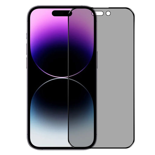 NORTHJO A+ For iPhone 14 Pro Max 28 Degree Anti-spy Silk Printing Screen Protector 0.3mm 2.5D High Aluminum-silicon Glass Film - 1