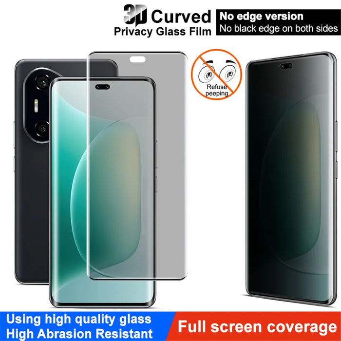 IMAK For Honor 300 Pro / 300 Ultra Anti Spy Tempered Glass Screen Protector (No Edge Version) - 4
