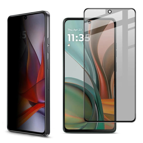 IMAK For Motorola Moto G75 5G Anti Peep Tempered Glass Screen Protector Full Coverage - 1