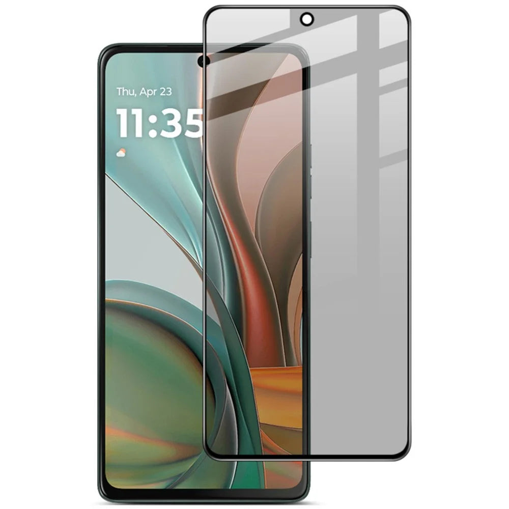 IMAK For Motorola Moto G75 5G Anti Peep Tempered Glass Screen Protector Full Coverage - 3