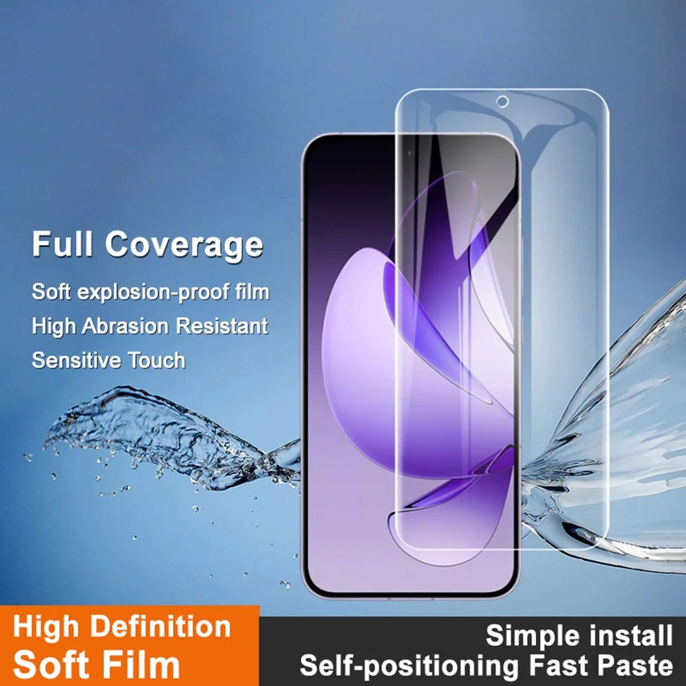 IMAK Hydrogel Film 4th Gen for Oppo Reno13 Pro 5G Full Screen Protector Ultra Clear Soft TPU Film - 3