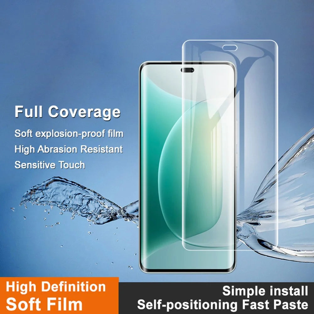 IMAK Hydrogel Film 4th Gen for Honor 300 Pro / 300 Ultra Full Screen Protector Ultra Clear Soft TPU Film - 3