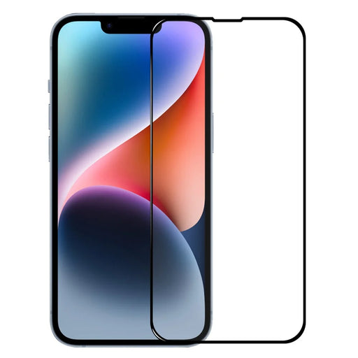 NORTHJO A+ 0.3mm 2.5D Full Screen Protector for iPhone 14 Plus, Ultra Clear Silk Printing High Aluminum-silicon Glass Film - 1