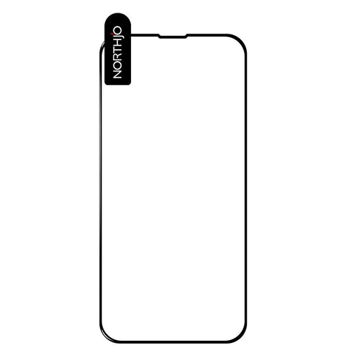 NORTHJO A+ 0.3mm 2.5D Full Screen Protector for iPhone 14 Plus, Ultra Clear Silk Printing High Aluminum-silicon Glass Film - 2