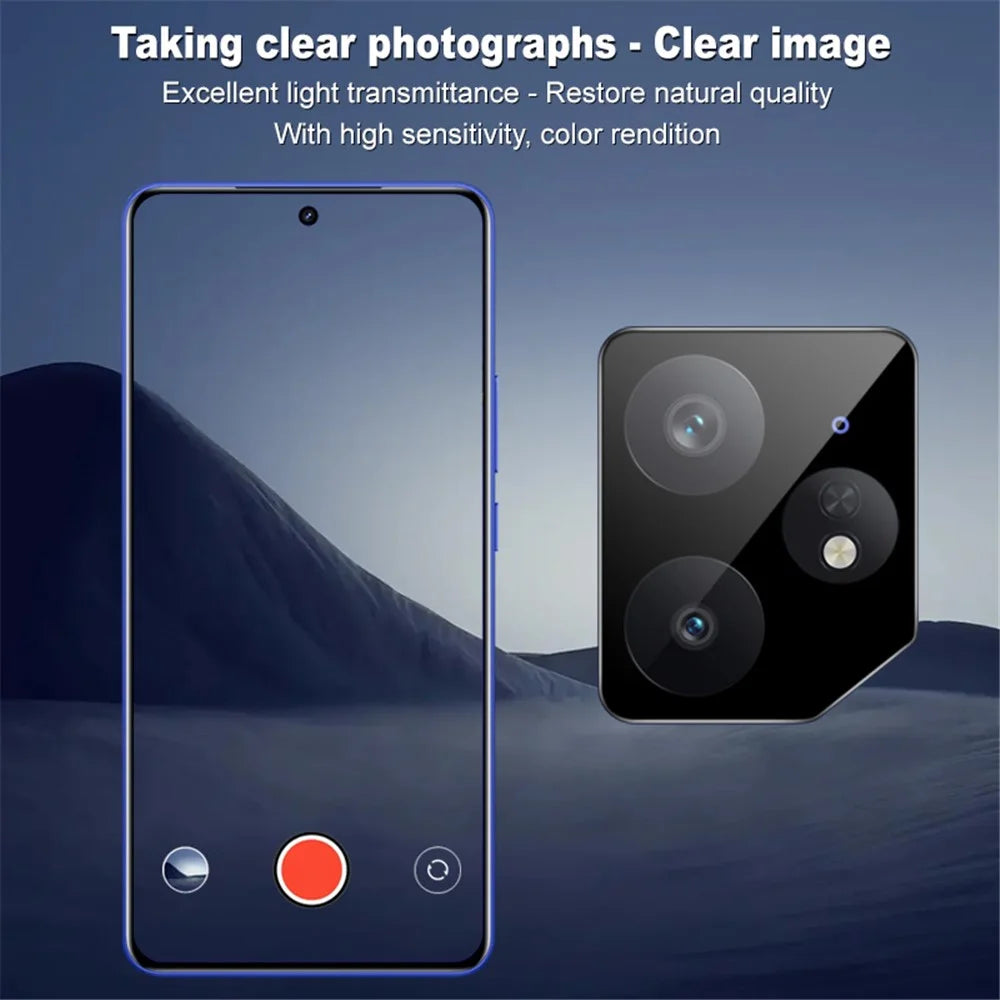 IMAK For Realme Neo7 5G Tempered Glass Camera Lens Protector with Self Positioning Frame (Black Version) - 4