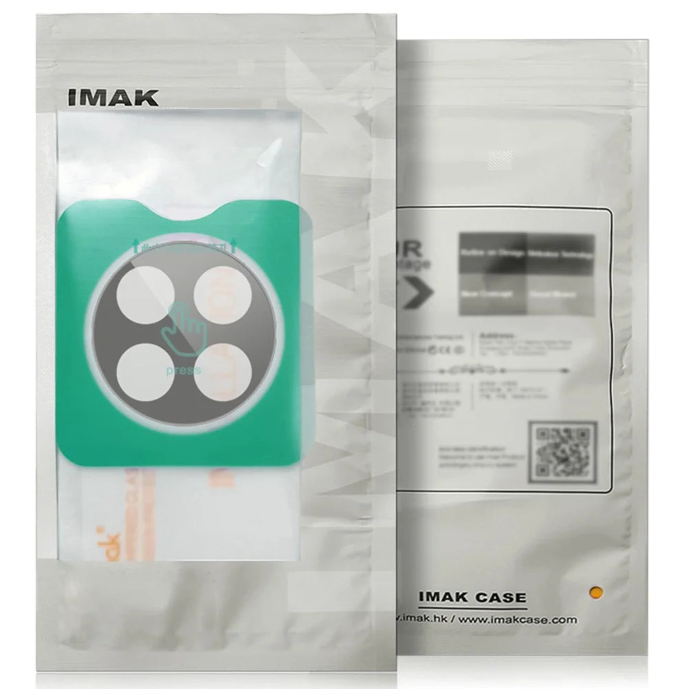 IMAK For Realme Neo7 5G Tempered Glass Camera Lens Protector with Self Positioning Frame (Black Version) - 6