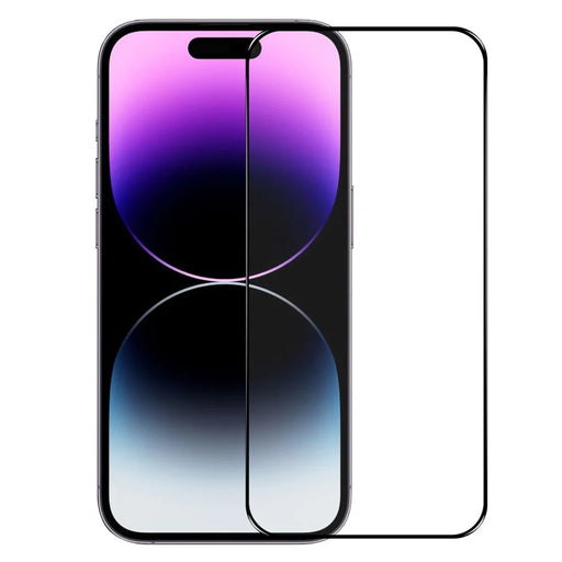 NORTHJO A+ Silk Printing Full Screen Protector for iPhone 14 Pro Max, High Aluminum-silicon Glass 0.3mm 2.5D Anti-scratch Film - 1