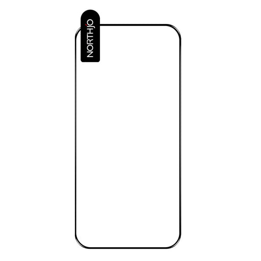NORTHJO A+ Silk Printing Full Screen Protector for iPhone 14 Pro Max, High Aluminum-silicon Glass 0.3mm 2.5D Anti-scratch Film - 2