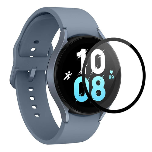 ENKAY HAT PRINCE For Samsung Galaxy Watch 5 44mm Tempered Glass Screen Protector Anti-Scratch Ultra Clear 9H Screen Protector Silk Printing Full Coverage Screen Film - 1