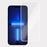 For iPhone 14 Plus / 13 Pro Max Screen Protector Full Glue Electroplated White Edge High Aluminum Silicone Glass Film - 1