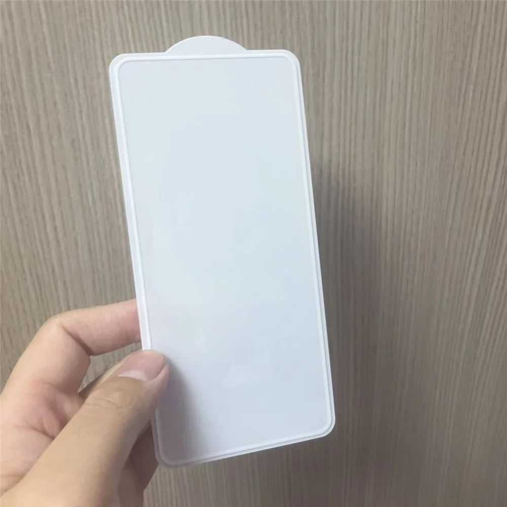 For Samsung Galaxy S23+ Screen Protector Full Glue Electroplated White Edge High Aluminum Silicone Glass Film - 4