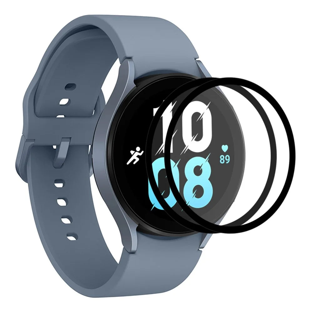 ENKAY HAT PRINCE 2Pcs / Set Ultra Clear Tempered Glass Screen Film for Samsung Galaxy Watch 5 44mm Anti-Scratch Screen Protector 9H Silk Printing Full Coverage Screen Film - 1
