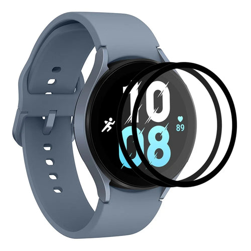 ENKAY HAT PRINCE 2Pcs / Set Ultra Clear Tempered Glass Screen Film for Samsung Galaxy Watch 5 44mm Anti-Scratch Screen Protector 9H Silk Printing Full Coverage Screen Film - 1