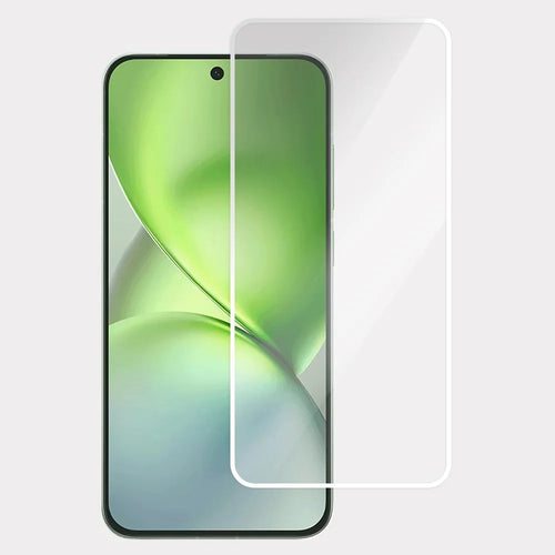 For vivo X200 Pro mini 5G Screen Protector Full Glue Electroplated White Edge High Aluminum Silicone Glass Film - 1